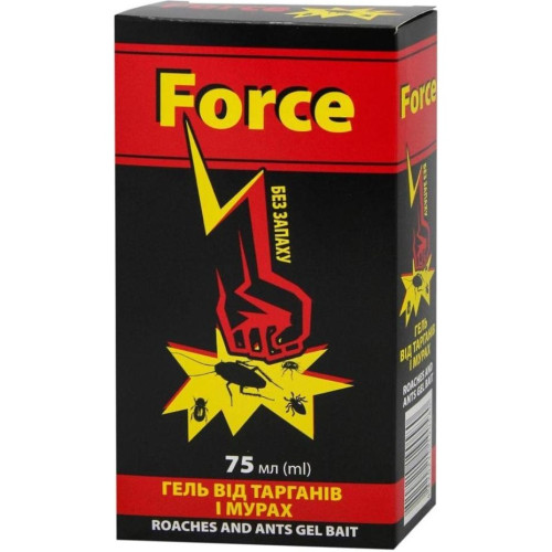 Гель від тарганів та мурах Force 75мл
