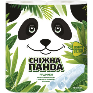 Паперові рушники Сніжна Панда Salad Greens 2-х шаровий 2шт Паперові рушники Сніжна Панда Salad Greens 2-х шаровий 2шт