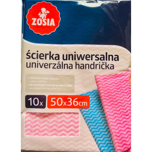 Серветки універсальні з високою абсорбуючою здатністю Zosia 10шт Серветки універсальні з високою абсорбуючою здатністю Zosia 10шт