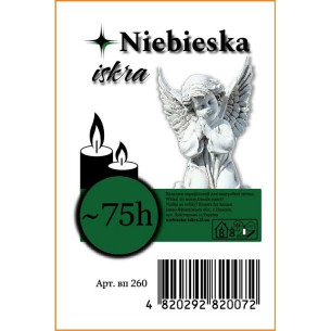 Свічка запаска Niebieska Iskra 75г Свічка запаска Niebieska Iskra 75г