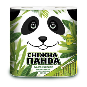 Туалетний папір Сніжна Панда Bamboo 2-х шаровий 4шт Туалетний папір Сніжна Панда Bamboo 2-х шаровий 4шт