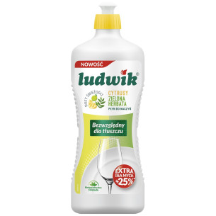 Засіб для миття посуду Ludwik лимон та чай 900мл