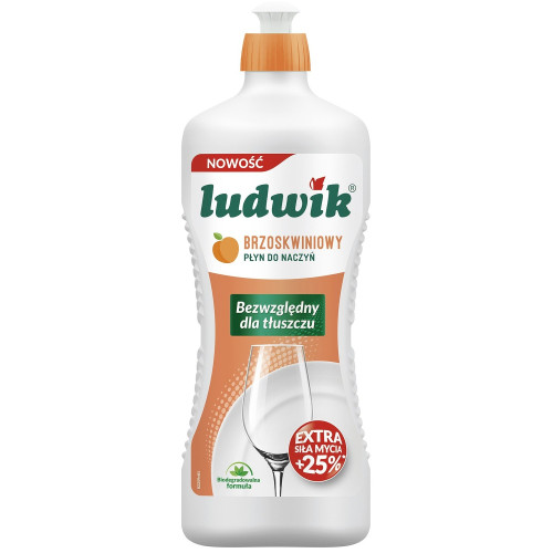 Засіб для миття посуду Ludwik персик 900мл