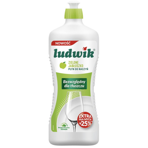 Засіб для миття посуду Ludwik зелене яблуко 900мл