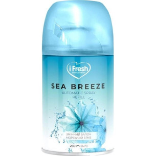 Змінний балон до автоматичного освіжувача повітря iFresh морський бриз 250мл Змінний балон до автоматичного освіжувача повітря iFresh морський бриз 250мл