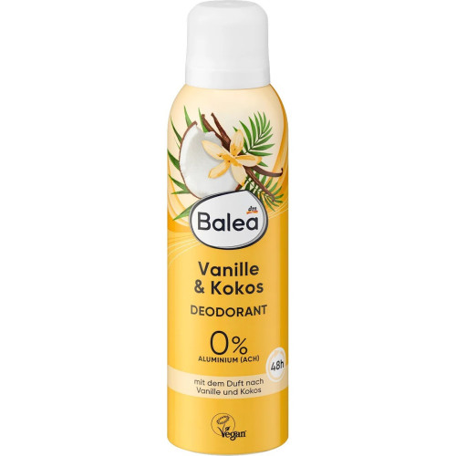 Дезодорант-спрей Balea Vanille & Kokos 200мл