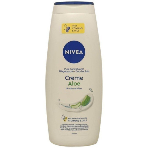 Гель-крем для душу Nivea Creme Aloe 650мл