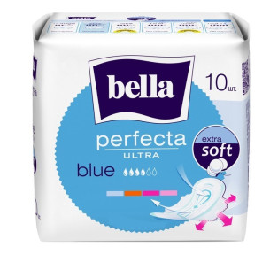 Гігієнічні прокладки Bella Perfecta Ultra Blue, 4 краплі, 10шт Гігієнічні прокладки Bella Perfecta Ultra Blue, 4 краплі, 10шт