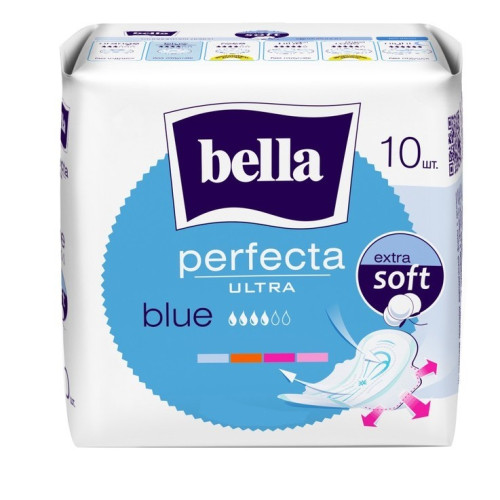 Гігієнічні прокладки Bella Perfecta Ultra Blue, 4 краплі, 10шт Гігієнічні прокладки Bella Perfecta Ultra Blue, 4 краплі, 10шт