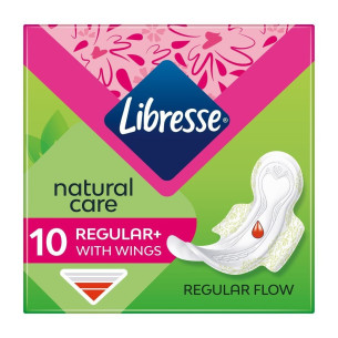 Гігієнічні прокладки Libresse Natural Care Regular 10шт Гігієнічні прокладки Libresse Natural Care Regular 10шт