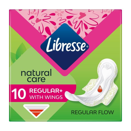 Гігієнічні прокладки Libresse Natural Care Regular 10шт