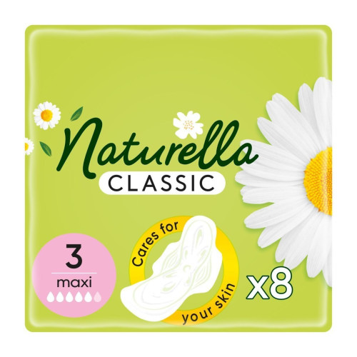 Гігієнічні прокладки Naturella Classic Maxi, 5 крапель, 3 розмір, 8шт