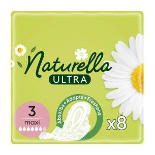 Гігієнічні прокладки Naturella Ultra Maxi, 6 крапель, 3 розмір, 8шт Гігієнічні прокладки Naturella Ultra Maxi, 6 крапель, 3 розмір, 8шт