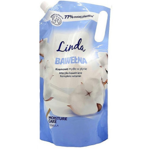 Рідке мило Linda бавовна 1л запаска Рідке мило Linda бавовна 1л запаска