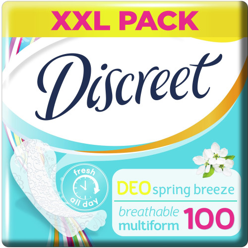 Щоденні прокладки Discreet DEO Spring Breeze 100шт Щоденні прокладки Discreet DEO Spring Breeze 100шт