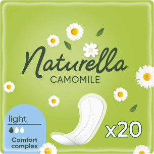 Щоденні прокладки Naturella Camomile Light 20шт Щоденні прокладки Naturella Camomile Light 20шт