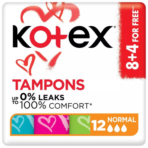 Тампони Kotex Normal 12шт