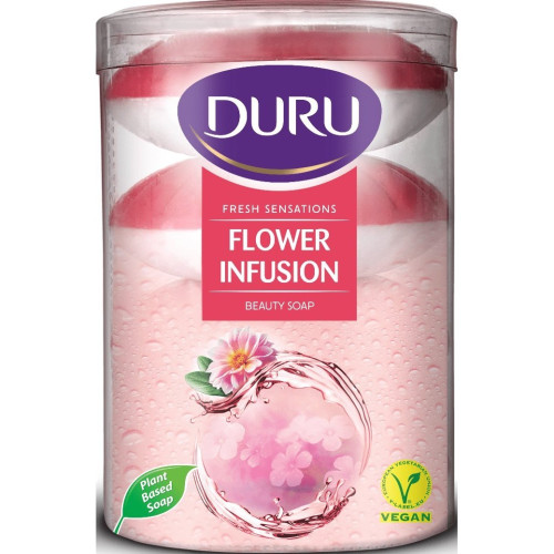 Тверде мило Duru Fresh Sensations Flower Infusion 4шт х 100г