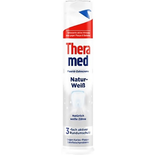 Зубна паста з дозатором Theramed Natur-Weiss 100мл Зубна паста з дозатором Theramed Natur-Weiss 100мл