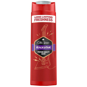 Чоловічий гель для душу та шампунь Old Spice Rockstar 3in1 400мл Чоловічий гель для душу та шампунь Old Spice Rockstar 3in1 400мл
