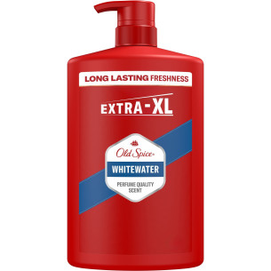 Чоловічий гель для душу та шампунь Old Spice Whitewater 3in1 1л Чоловічий гель для душу та шампунь Old Spice Whitewater 3in1 1л