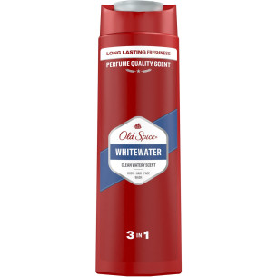 Чоловічий гель для душу та шампунь Old Spice Whitewater 3in1 400мл Чоловічий гель для душу та шампунь Old Spice Whitewater 3in1 400мл