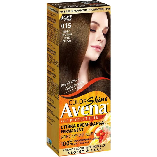 Cтійка крем-фарба для волосся Acme Color Avena Rich Color 015 темно-русявий 135мл