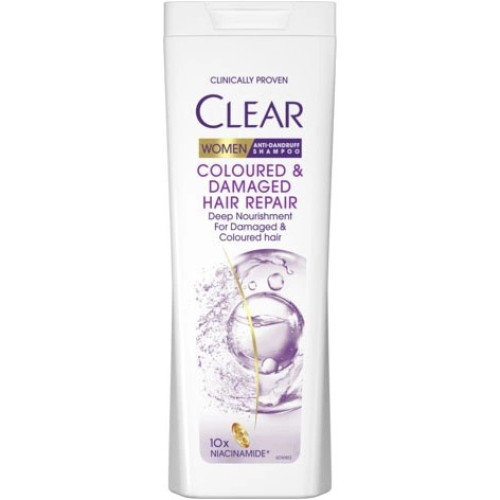 Шампунь для фарбованого та пошкодженого волосся Clear Coloured & Damage Hair Repair 360мл