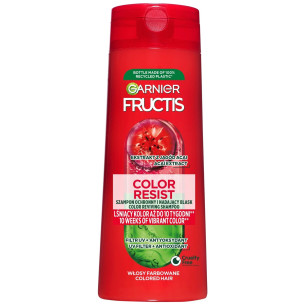 Шампунь для фарбованого волосся Garnier Fructis Color Resist 400мл Шампунь для фарбованого волосся Garnier Fructis Color Resist 400мл