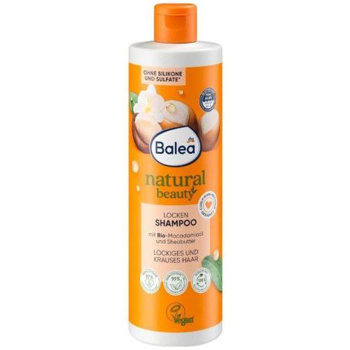 Шампунь для кучерявого волосся Balea natural beauty 400мл