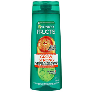 Шампунь для зміцнення волосся Garnier Fructis Grow Strong Orange 400мл Шампунь для зміцнення волосся Garnier Fructis Grow Strong Orange 400мл