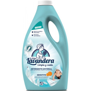 Гель для прання універсальний дитячий Lavandera Sensitive 2,49л Гель для прання універсальний дитячий Lavandera Sensitive 2,49л