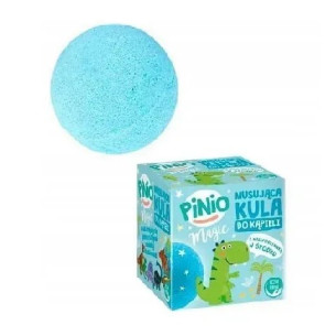 Кулька для купання дитяча з іграшкою Pinio блакитна 150г Кулька для купання дитяча з іграшкою Pinio блакитна 150г
