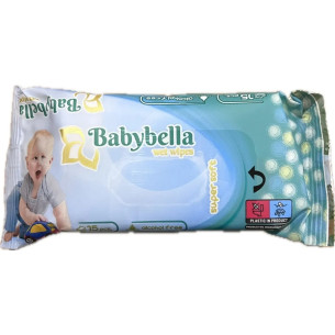 Вологі серветки Babybella дитячі 15шт Вологі серветки Babybella дитячі 15шт