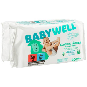 Вологі серветки BABYWELL Classic дитячі 100шт Вологі серветки BABYWELL Classic дитячі 100шт