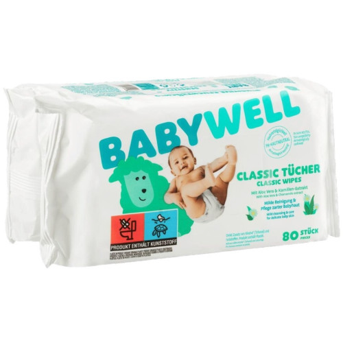 Вологі серветки BABYWELL Classic дитячі 100шт