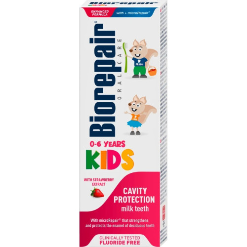 Зубна паста для дітей від 0-6р Biorepair Oral Care Kids полуниця 50мл