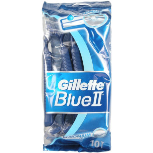 Станки для гоління чоловічі одноразові Gillette Blue 2, 10шт