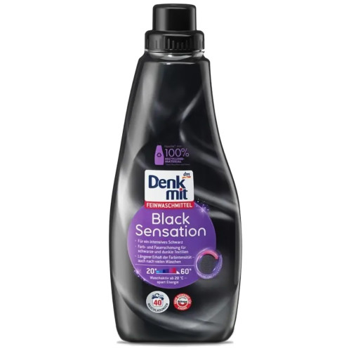 Гель для прання чорних тканин Denkmit Black Sensation 1л