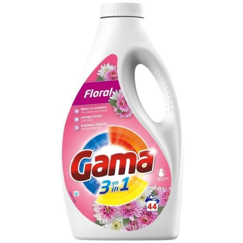 Гель для прання універсальний Gama квіти 1,98л Гель для прання універсальний Gama квіти 1,98л