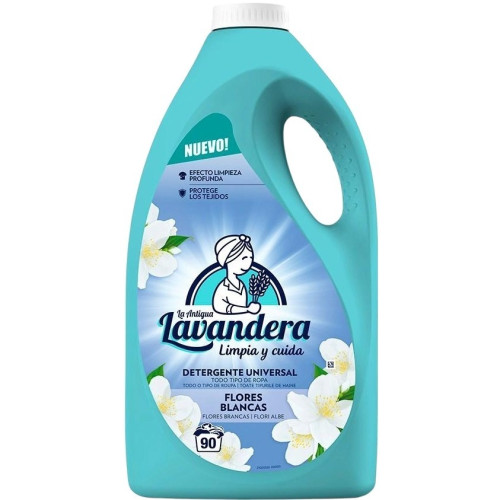 Гель для прання універсальний Lavandera Flores Blancas з ароматом жасмину 4,5л