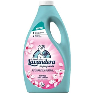Гель для прання універсальний Lavandera Flores de Cerezo з ароматом квітучої вишні 2,5л Гель для прання універсальний Lavandera Flores de Cerezo з ароматом квітучої вишні 2,5л