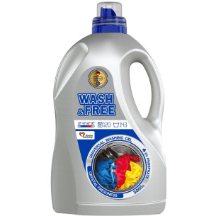 Гель для прання універсальний Wash & Free 4,8л