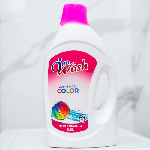 Гель для прання з ополіскувачем для кольорових тканин Ira Wash 3,8л