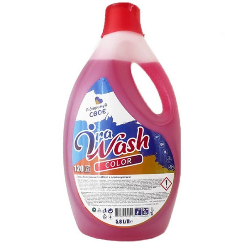 Гель для прання з ополіскувачем для кольорових тканин Ira Wash 5,8л
