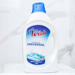 Гель для прання з ополіскувачем універсальний Ira Wash 3,8л Гель для прання з ополіскувачем універсальний Ira Wash 3,8л