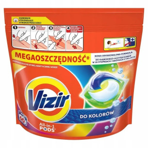 Капсули для прання кольорових тканин Vizir All-in-1 60шт Капсули для прання кольорових тканин Vizir All-in-1 60шт