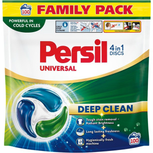 Капсули для прання універсальні Persil Discs 4in1 100шт Капсули для прання універсальні Persil Discs 4in1 100шт