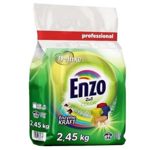 Пральний порошок для кольорових тканин Deluxe Enzo 2,45кг