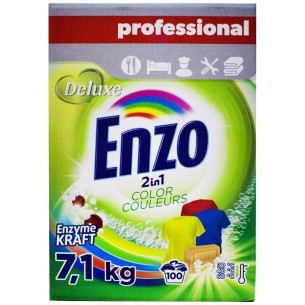 Пральний порошок для кольорових тканин Deluxe Enzo 7,1кг